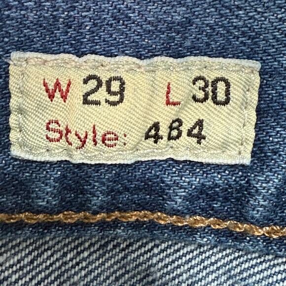 J.Crew 484 Slim Fit Jeans Men’s 29x30 Blue Medium Wash Tapered Leg Denim - Picture 6 of 7